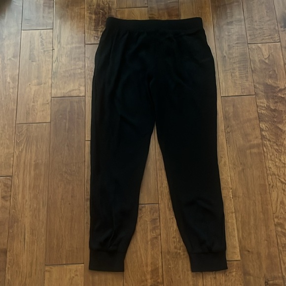 Black Swan Joggers with Pockets High Waisted Rayon Pants Size M - Picture 3 of 10